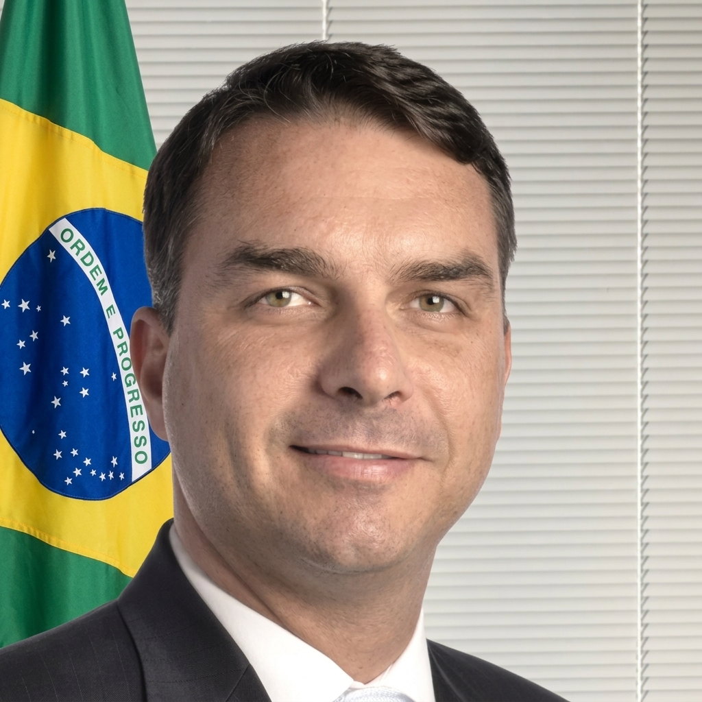 Retrato de Flávio Bolsonaro